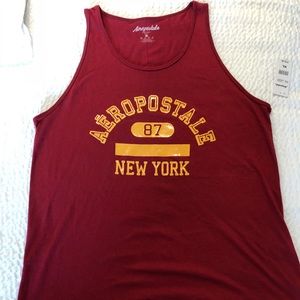 Aeropostale muscle shirt (maroon)
